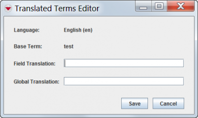 Translated Terms Editor
