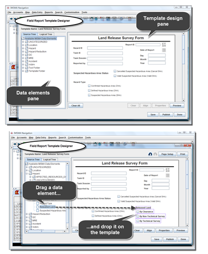 Data Entry Form Template Designer