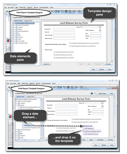 Field Report Template Designer