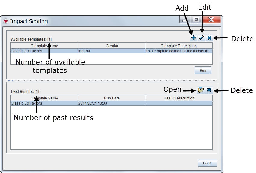 Impact Scoring Window