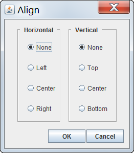 Figure 162.Align Window