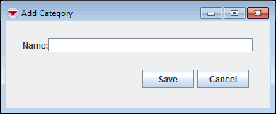 Add Category Window