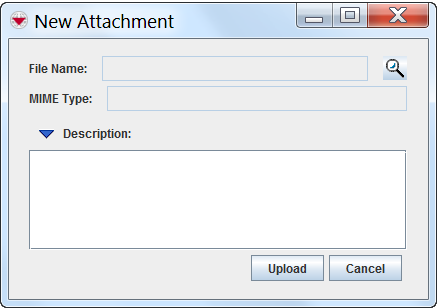 New Attachment Window