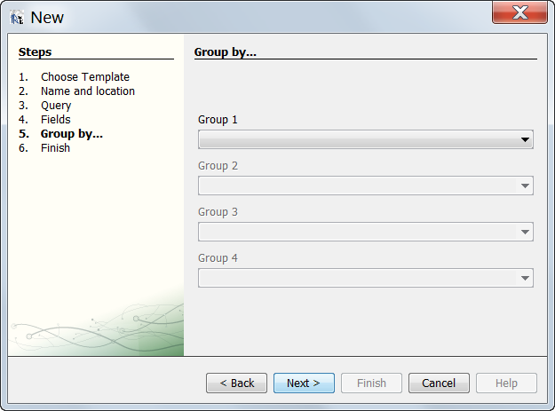 iReport Wizard - Step 5