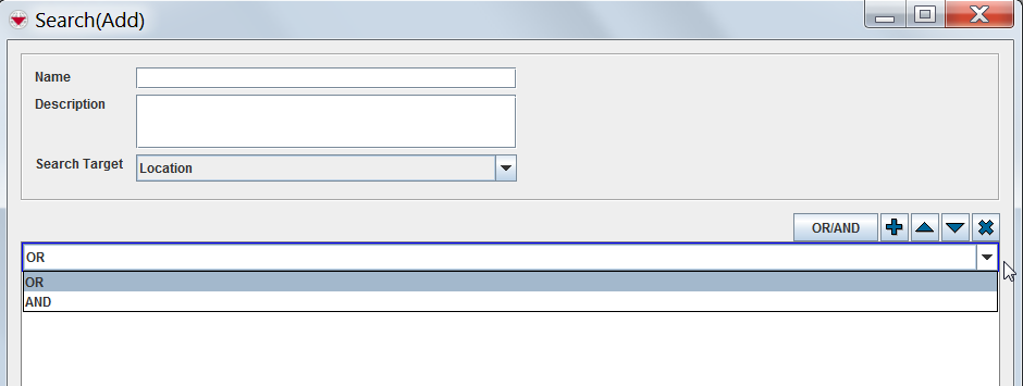 Changing the AND/OR Condition