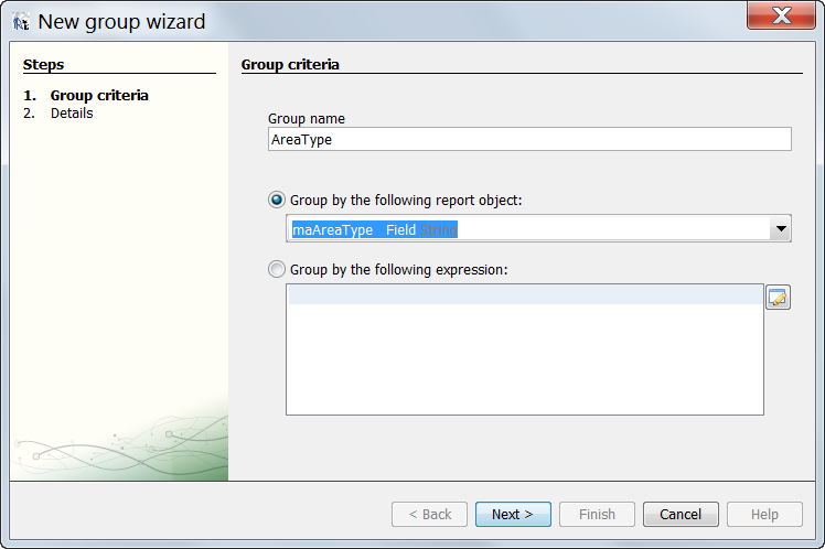 Create a Report Group