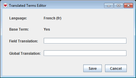 Translated Terms Editor