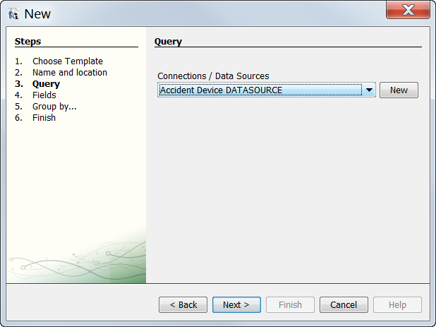 iReport Wizard - Step 3
