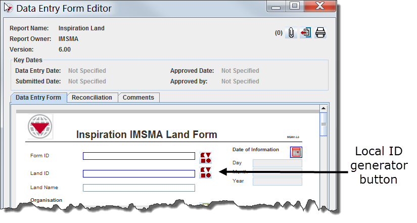 Local ID Generator Button