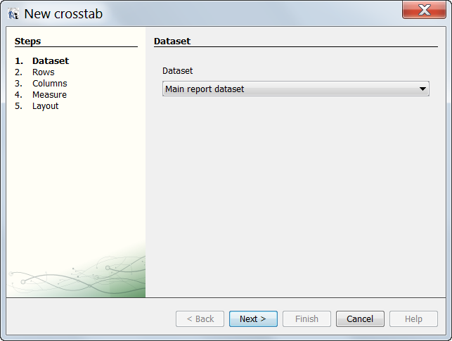 Crosstab wizard