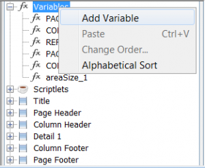Add Variable