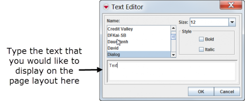 Figure 92. Text Editor Window